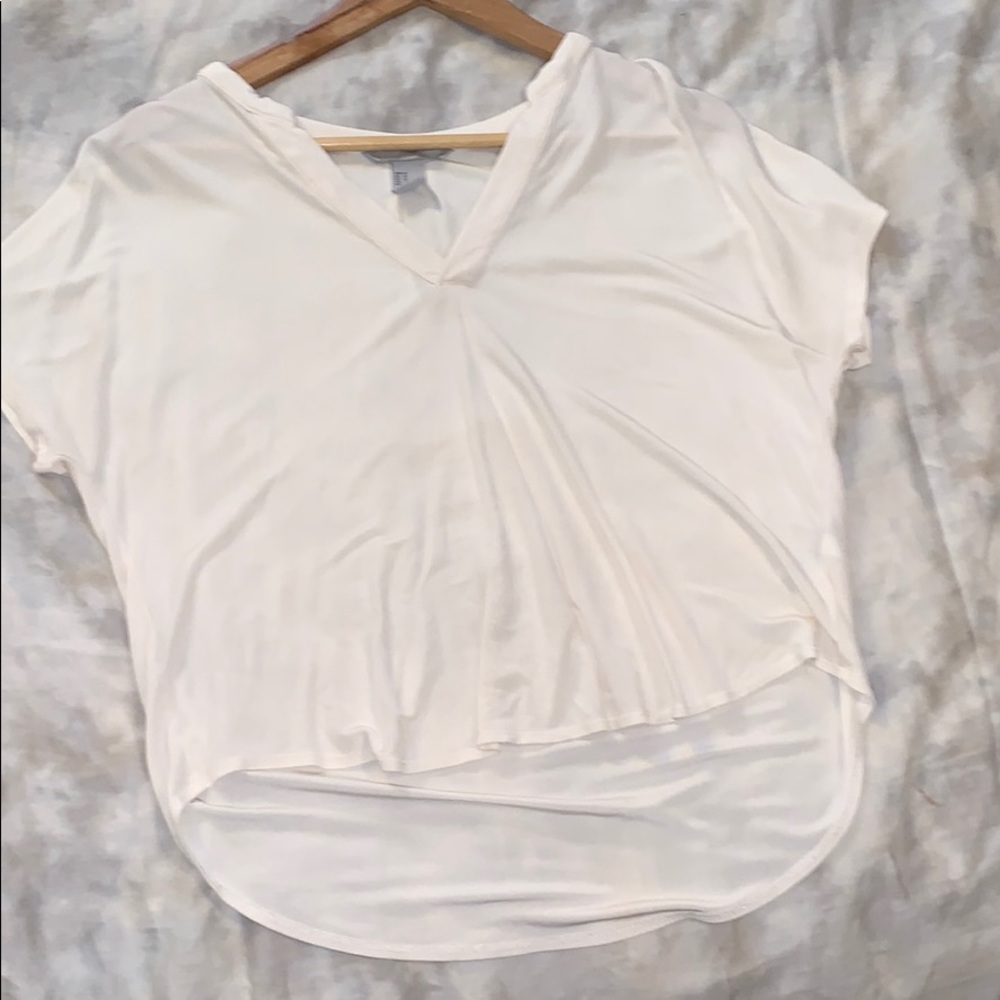 Flowy White Top